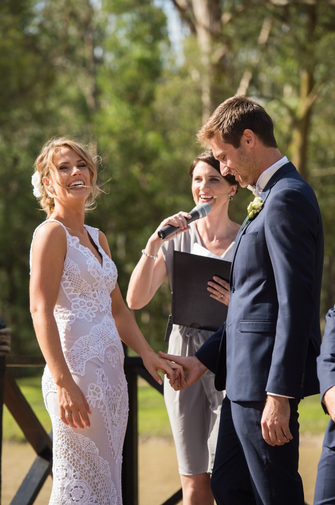 Melbourne Wedding Celebrant Meriki Comito | Sarah & Tyson's Country Wedding | Photo: www.jerryghionis.com