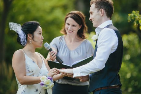 Fitzroy Garden weddings with Marriage Celebrant Melbourne Meriki Comito
