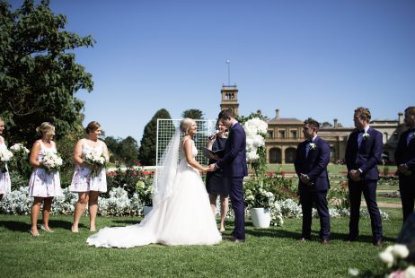 Werribee Mansion weddings with Melbourne Celebrant Meriki Comito