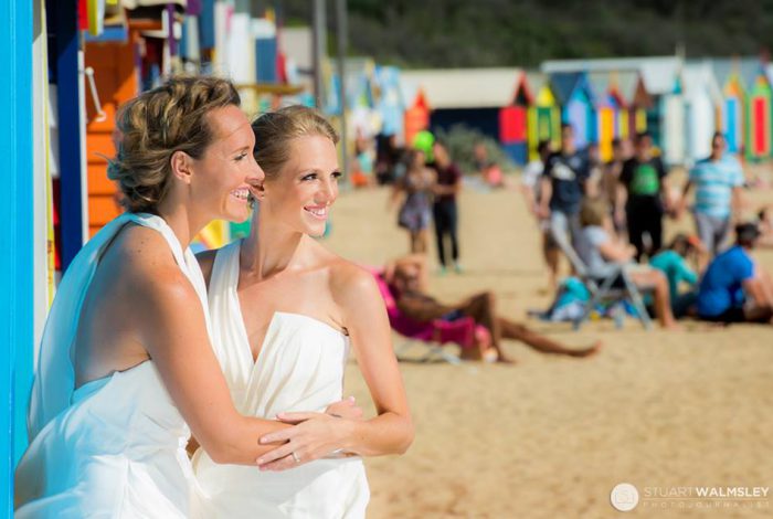 Melbourne Wedding Celebrant | Meriki Comito | Harley & Belinda's Little Blue St Kilda Wedding | Photo: www.stuartwalmsley.com