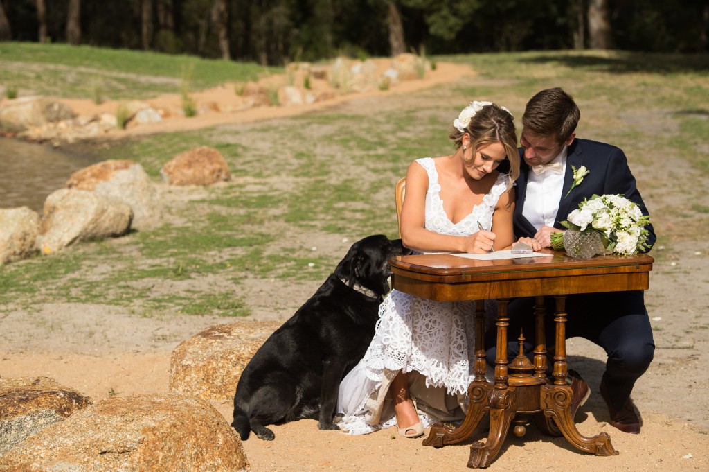 Melbourne Wedding Celebrant Meriki Comito | Sarah & Tyson's Country Wedding | Photo: www.jerryghionis.com