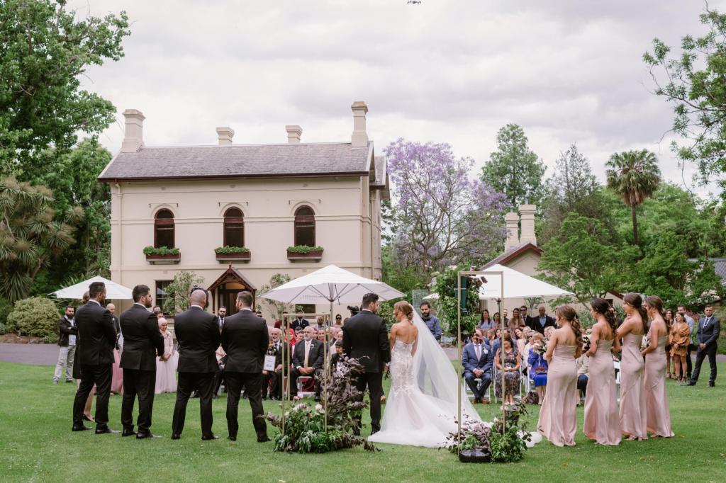 Gardens House weddings with Meriki Comito Celebrant