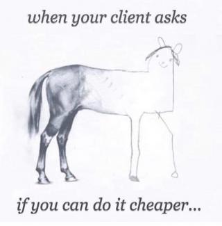 what cheaper work looks like