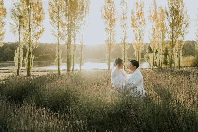 .
🤍 Amy + Anh, just married and bathing in the golden moments as newlyweds in the lavender at Sault Daylesford — a perfect beginning to their forever. 💍💜🌾

TEAM:
Photography: @melpanteliphoto 
Content Creator: @heyjack_co 
Florals: @wombathillflorist 
Ceremony: @melbournecelebrant_meriki 
.

.

.
#JustMarried #SaultDaylesford #LavenderLove #weddingmoments #gettingmarried #celebrant #marriagecelebrantmelbourne #marriagecelebrants #weddingphotography 
#melbourneweddingcelebrant #melbournemarriagecelebrant #bridestyle #wifeandwife #samesexwedding 
#melbourneweddingceremony #melbournebride #weddingplanning #weddinginspo  #melbournecelebrant  #weddingday #merikicomitocelebrant #melbournecelebrantmeriki  #marriageceremony #weddingceremony