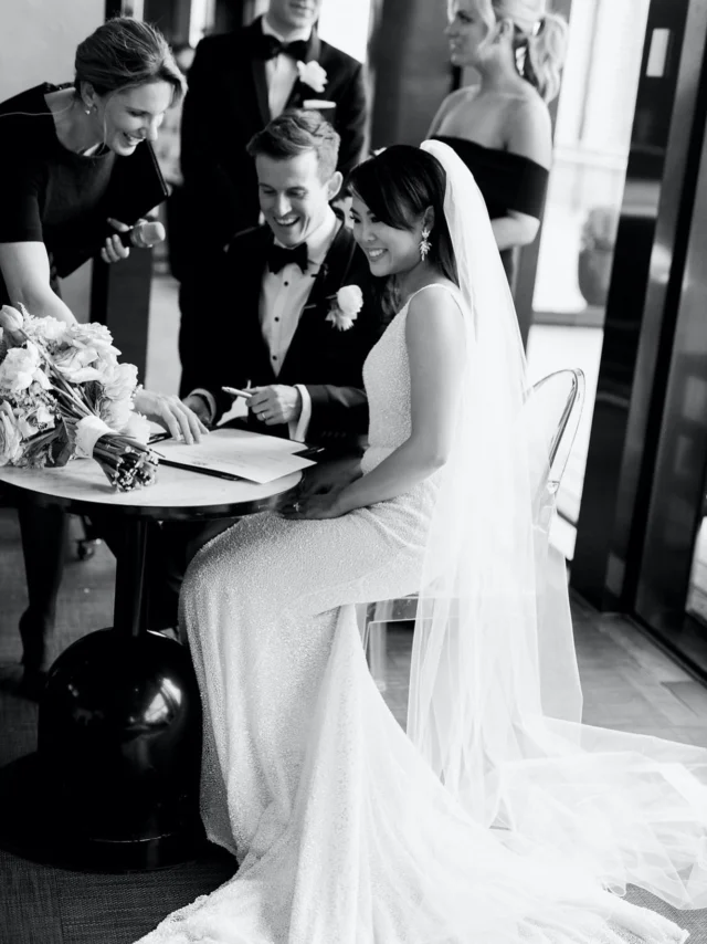 .
🤍 Forever starts right here ✨

I love being part of this moment at the end of all the formalities, and getting a front row seat to all the happy tears, the giggles and the OMG we’re married vibes. 

There’s no better feeling than watching two absolute legends sign the marriage register and begin their new life together as a married couple. 🤍✨

Want to know more about Signing the register? Check out the link in my profile! 

Kylie + Duncan making it official at @luminare.southmelbourne 🤍

TEAM 
Photographer: @jennafaheywhite 
Film: @filmmywedding_ 
Venue: Luminare by @thebiggroup 
Ceremony: @melbournecelebrant_meriki 
Gown: @marianahardwick 
Florals: @lulu_bird0 
Pet Handler: @headsandtails.com.au

.

.

.

#WeddingInspiration #WeddingPhotography #Engaged #weddingplanning #engagedmelbourne #signingtheregister #gettingmarriedmelbourne #justsaidyes
#melbourneweddings #melbournecelebrant
#modernweddingmelbourne 
#weddingcelebrantmelbourne
#melbournemarriagecelebrant